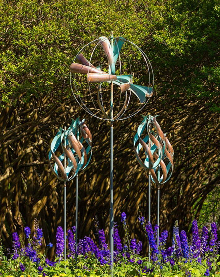 Kinetic Art For Your Garden Leopold Wind Sculptures - Kinetic Wind Art Garden Spinner