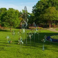 Wind Sculptures at the Dallas Arboretum